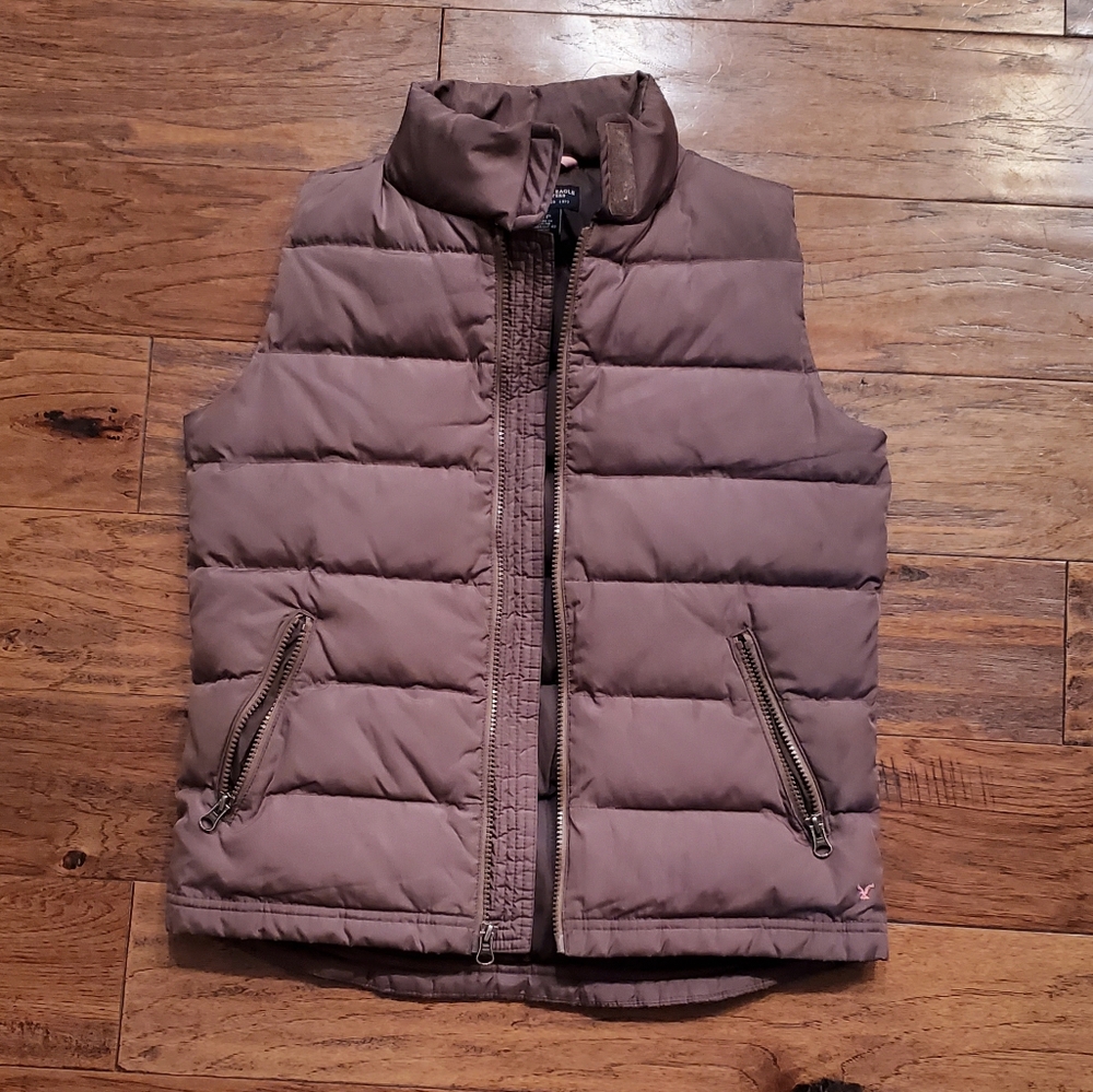 Light Brown Puffer Vest